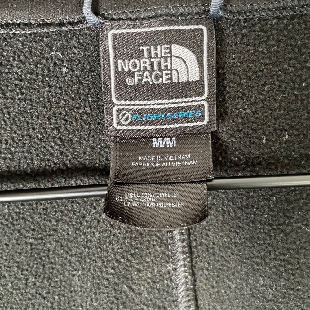 The North Face Jacket Mens Medium Flight Series TKA Stretch Black Full Zip - Picture 7 of 14